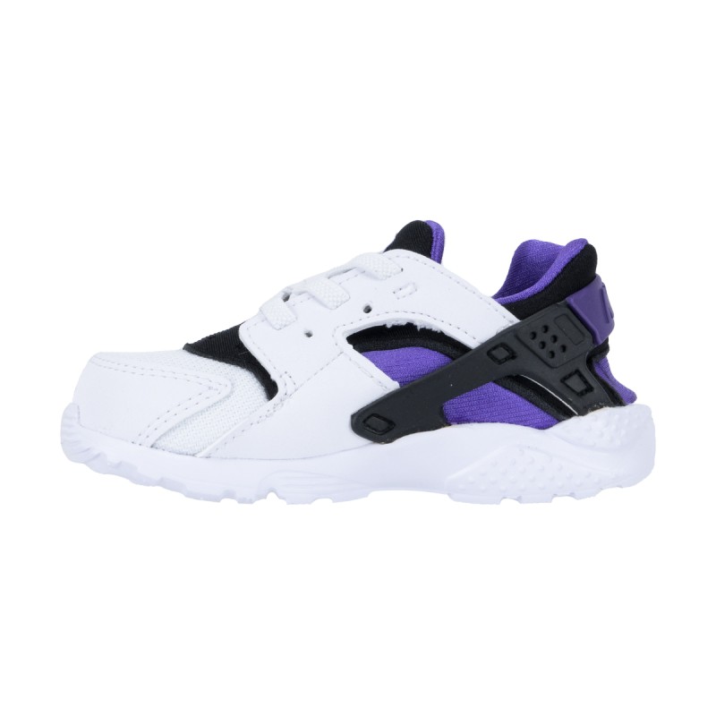 Nike Huarache Run (TD) White/Black/Purple Punch 704950-117 2