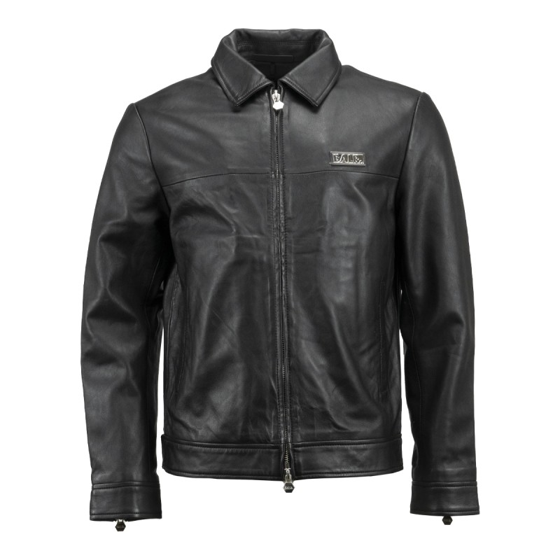 Balr. Jax Leather Jacket Jet Black B1381-1008-JET BLACK