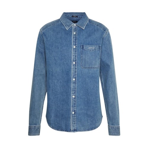 Denham Rob Reg Shirt Mid Blue 01230143011