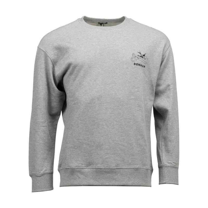 Denham Dxt Fatale Box Sweat Grey Marl 01230760021