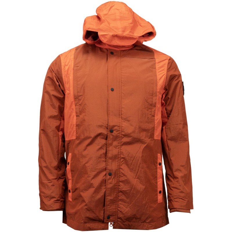 Weekend Offender Beyer Mixed Fabrication Jacket Orange Peel JKAW2331-ORANPEEL