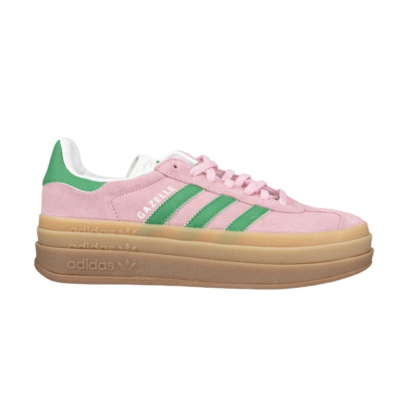 Adidas Gazelle Bold W True Pink/Green/Cloud White IE0420