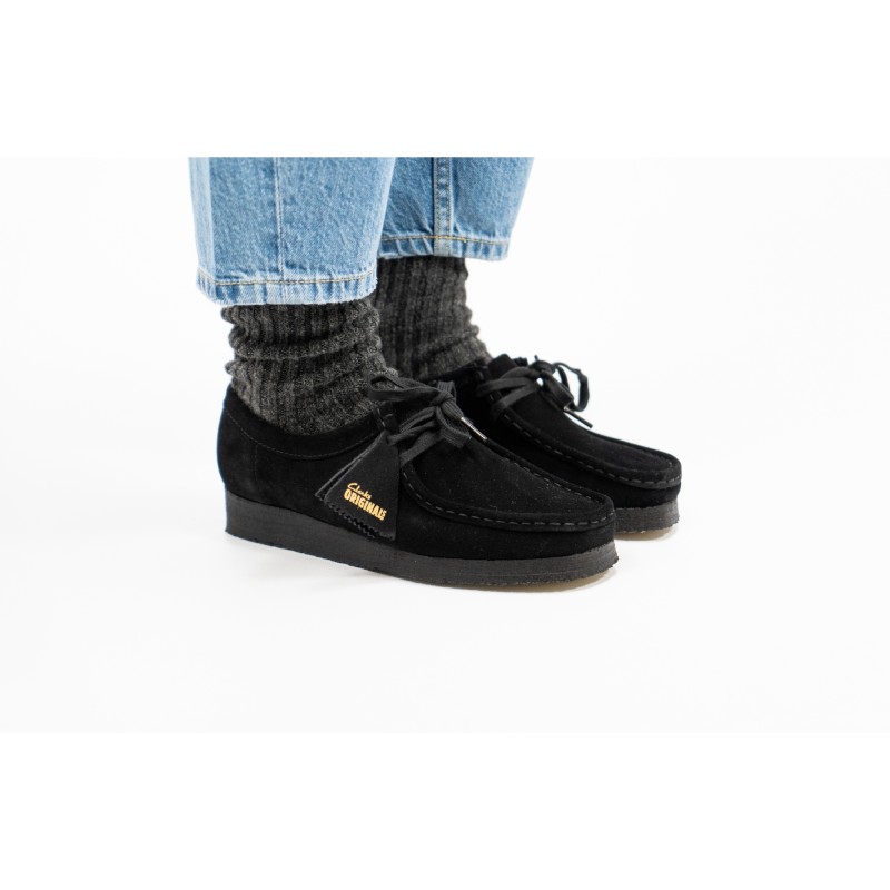 Clarks Wallabee Black 26155522 2