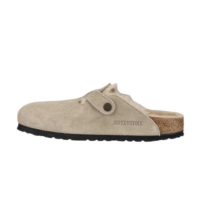 Birkenstock Boston VL Shearling Taupe 1028299 2
