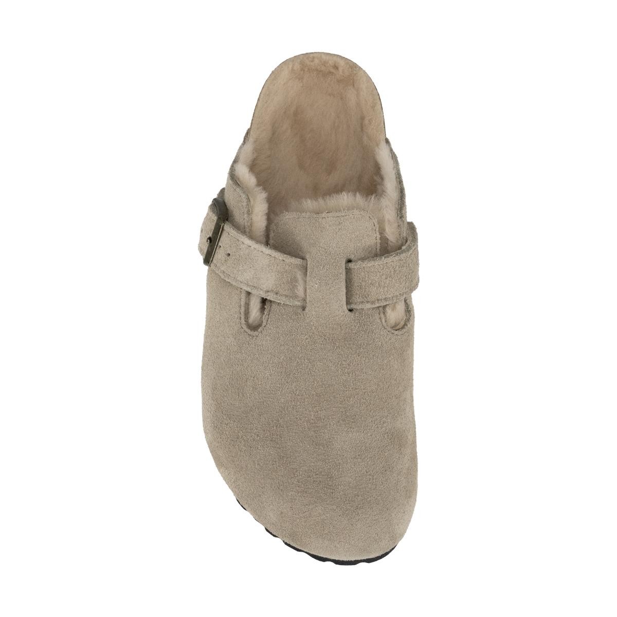 Birkenstock Boston VL Shearling Taupe 1028299