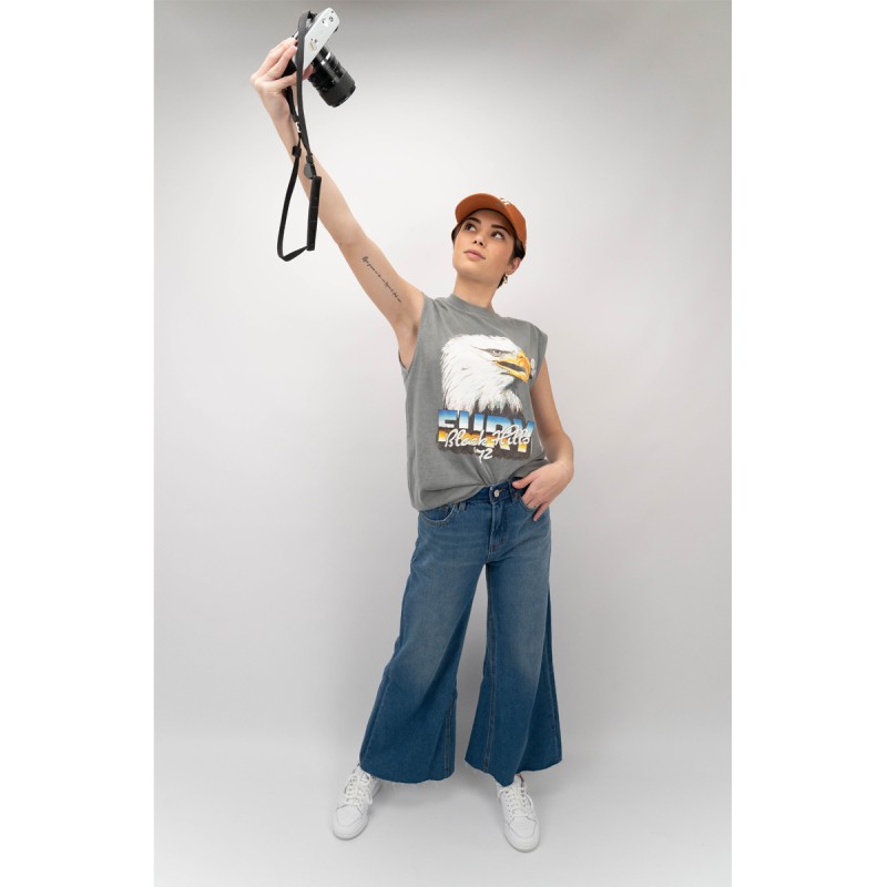 Scotch & Soda Cropped High Rise Wide Leg 160464-4016 - Energy Store 2