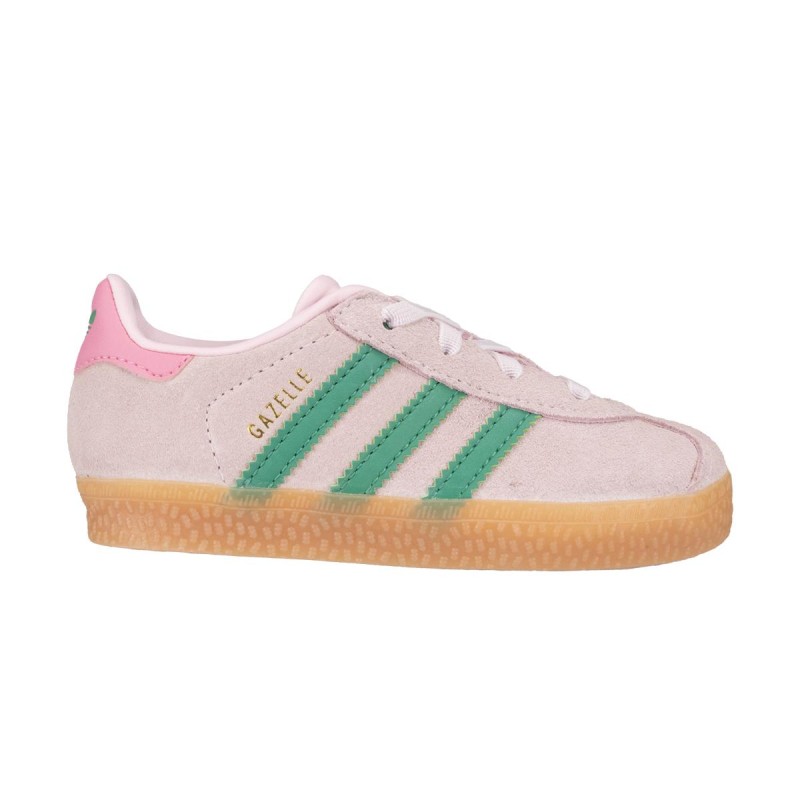 Adidas Gazelle CF EL I Clear Pink/Court Green/Bliss Pink JP7138