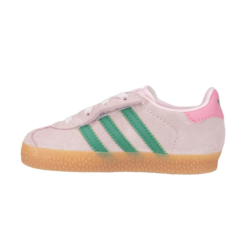 Adidas Gazelle CF EL I Clear Pink/Court Green/Bliss Pink JP7138 2