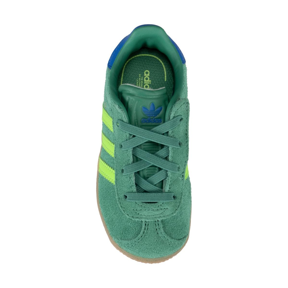 Adidas Gazelle CF EL I Semi Court Green/Solar Green/Blue Bird JP7137