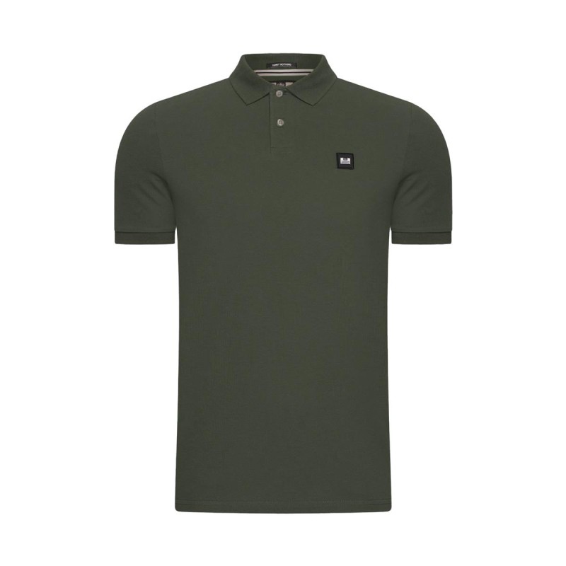 Weekend Offender Caneiros Badge Polo Castle Green PO1A01-CASTGREE