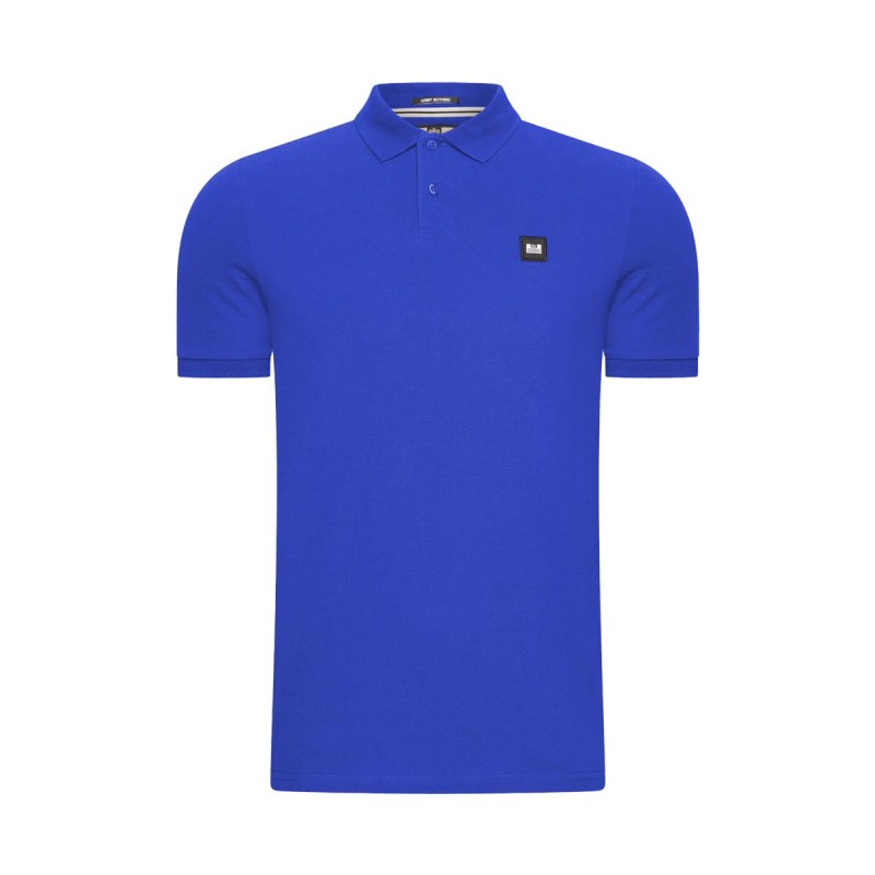 Weekend Offender Caneiros Badge Polo Bluebell PO1A01-BLUEBELL
