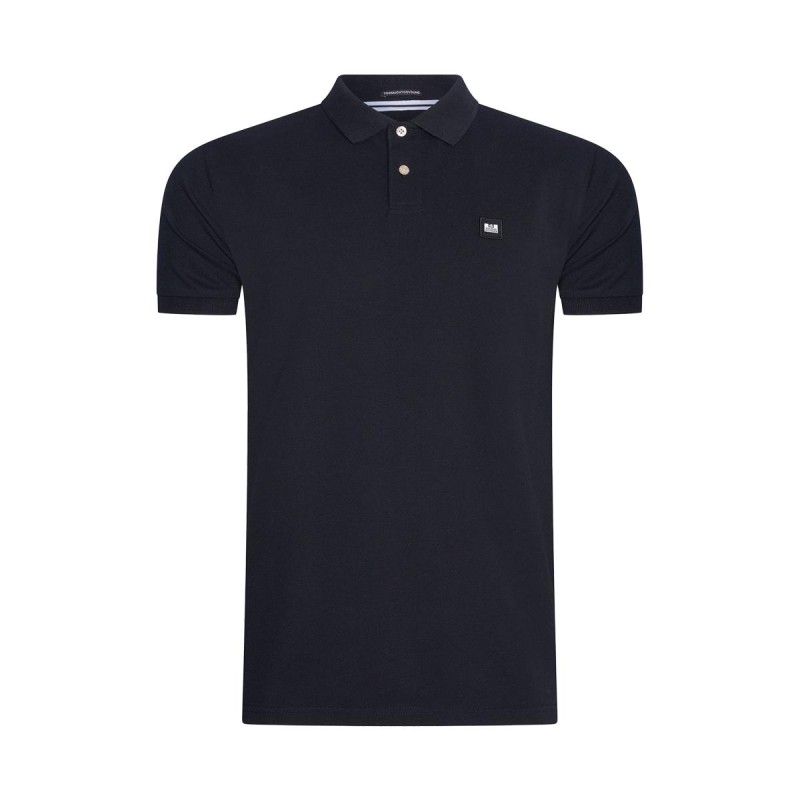 Weekend Offender Caneiros Badge Polo Black WOPO100-BLACK