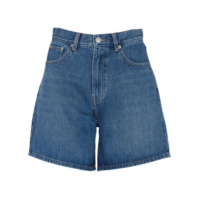 ISYS DENIM HIGH WAIST SHORTS
