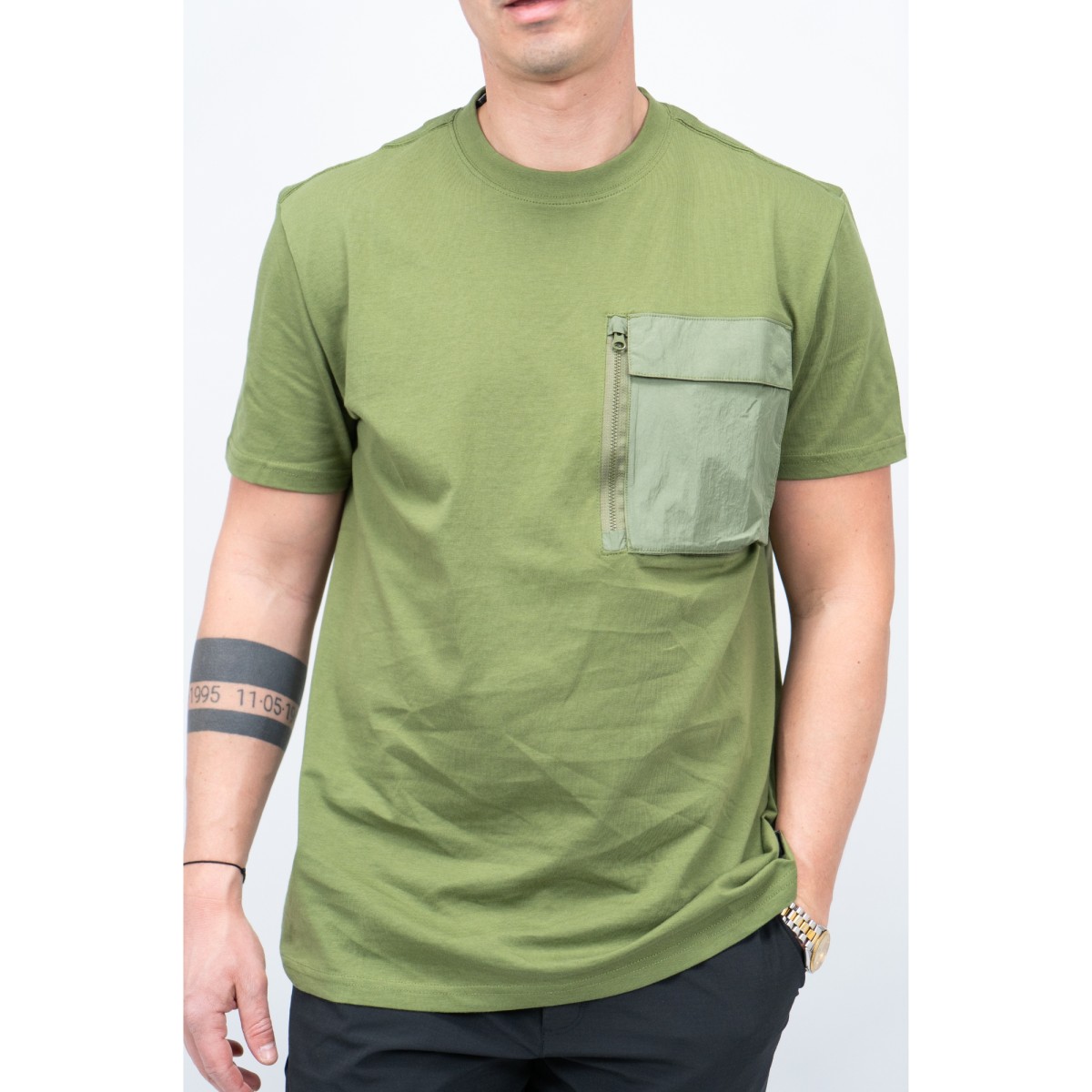 Weekend Offender Takaji Parachute Pocket Tee Sapling TS1A16-SAPLING