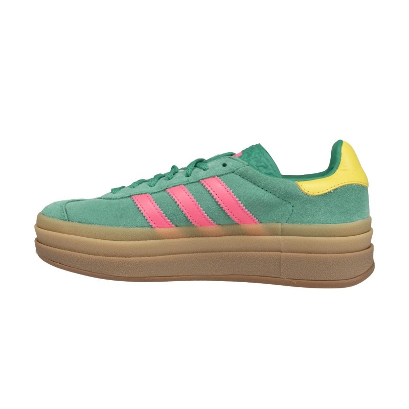 Adidas Gazelle Bold W Court Green/Lucid Pink/Pure Sulfur JH9668 2