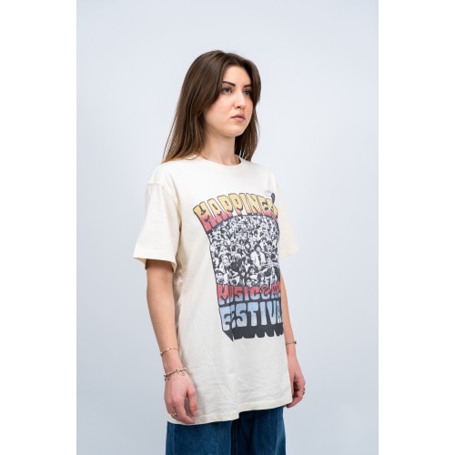 Newtone T-shirt Trucker Three Day Natural TSTTHRE-NATURAL