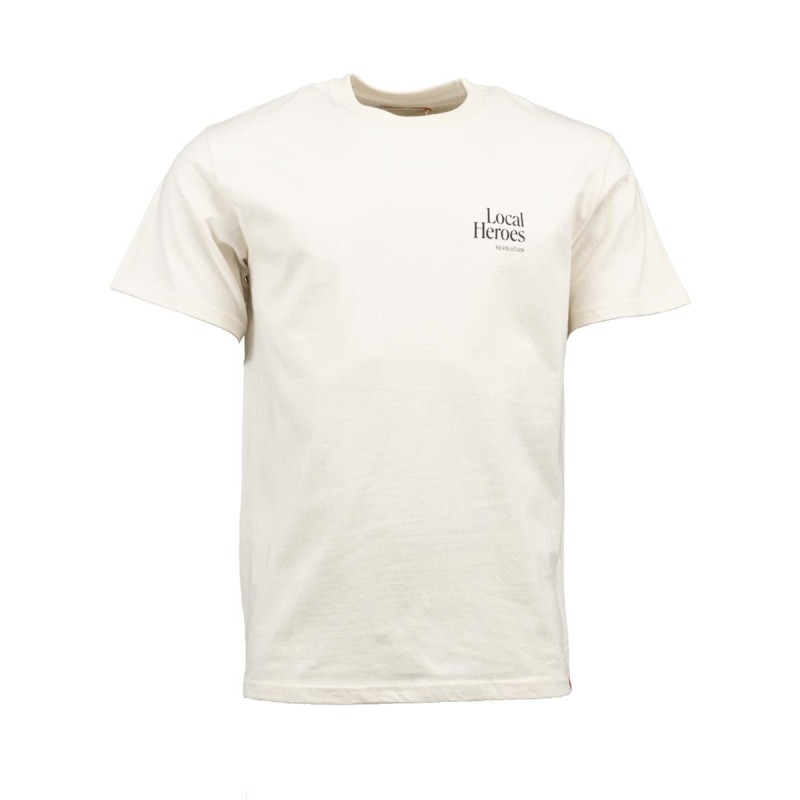 Revolution Printed T-shirt Off White 1387 VID-OFF WHITE