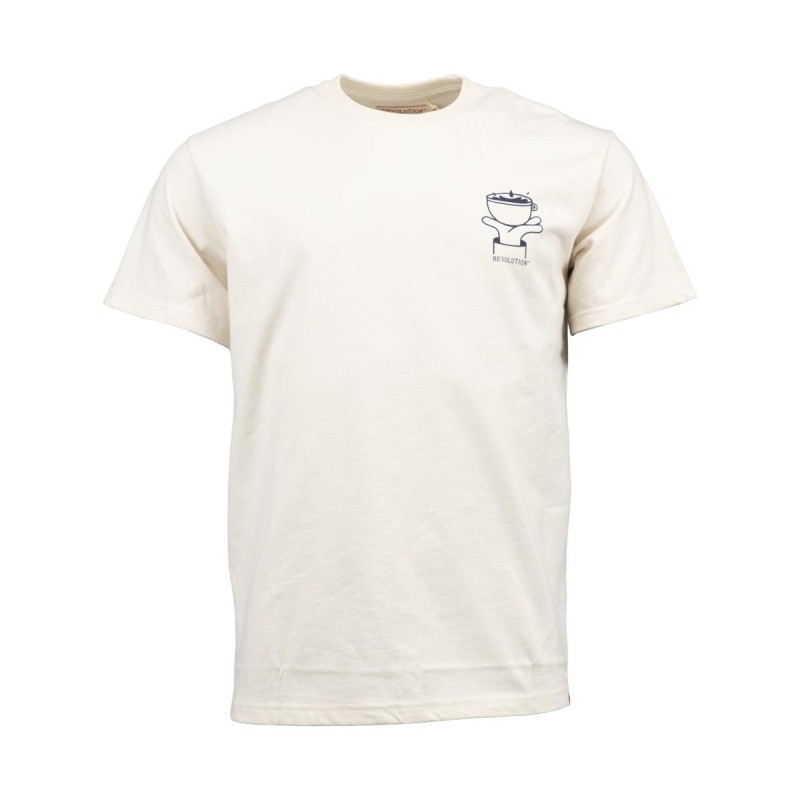 Revolution Printed T-shirt Off White 1394 ROA-OFF WHITE