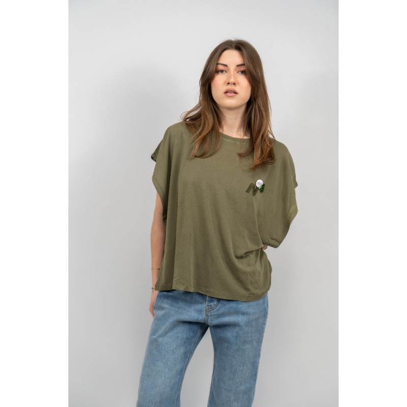 Newtone T-shirt Janet Trade Kaki TSJTRAD-KAKI 2