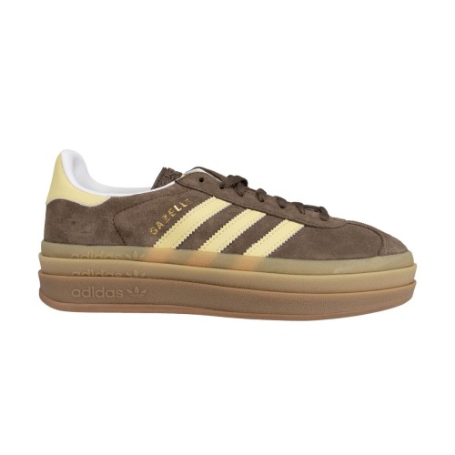 Adidas Gazelle Bold W Earth Strata/Powder Yellow/Cloud White JI2697