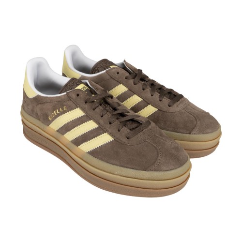 Adidas Gazelle Bold W Earth Strata/Powder Yellow/Cloud White JI2697