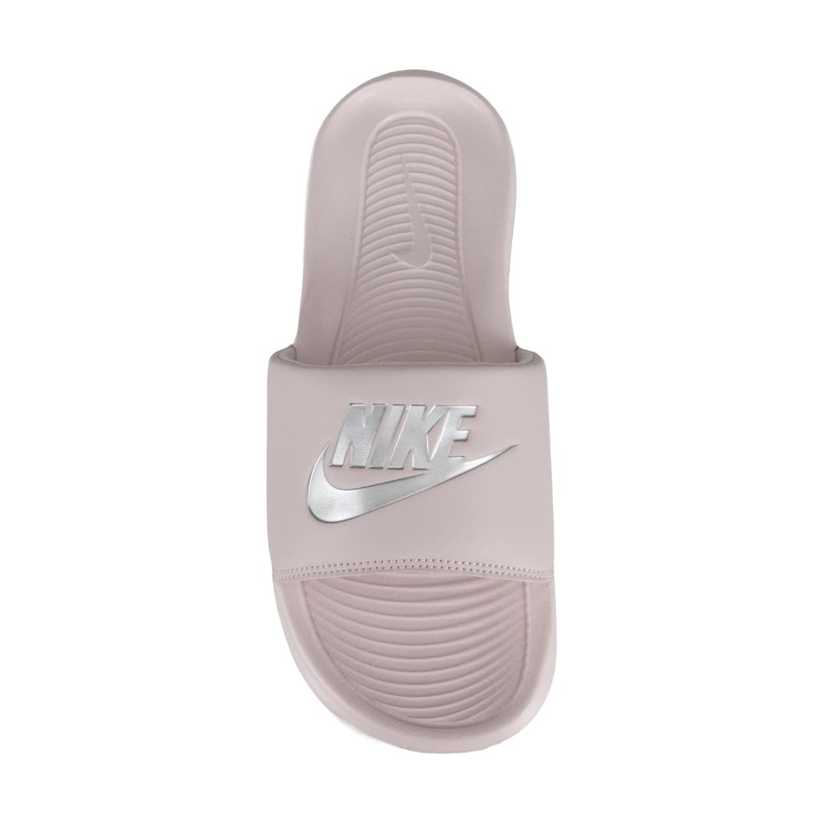 Nike Wmns Victori One Slide Barely Pink/Barely Pink/Metallic Silver CN9677-600