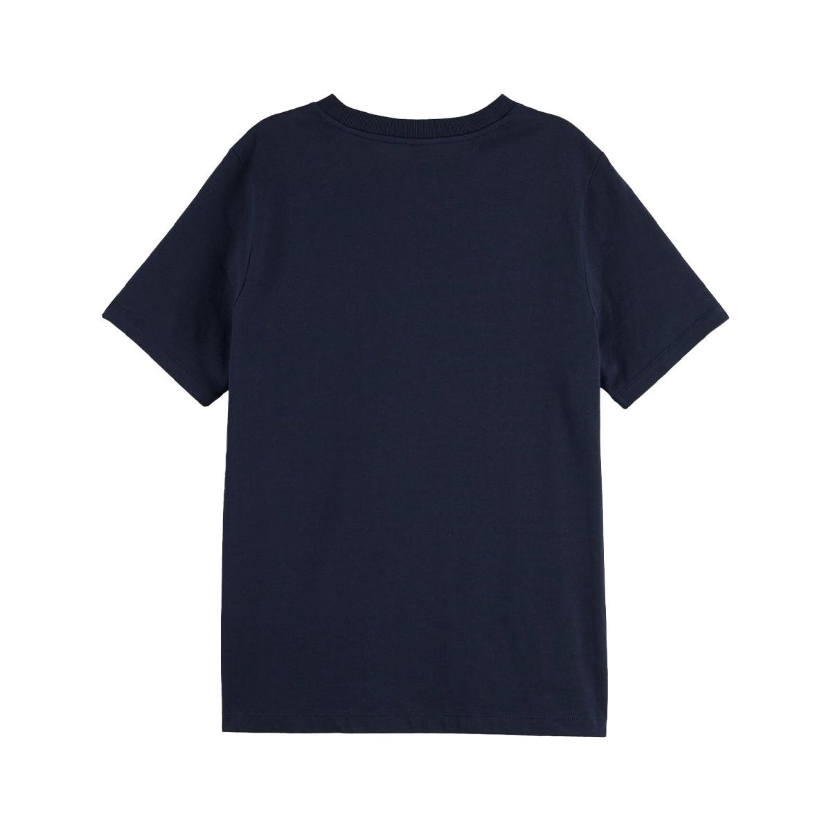 Scotch&Soda Relaxed Fit Crew Neck tee Blue 162811-0002