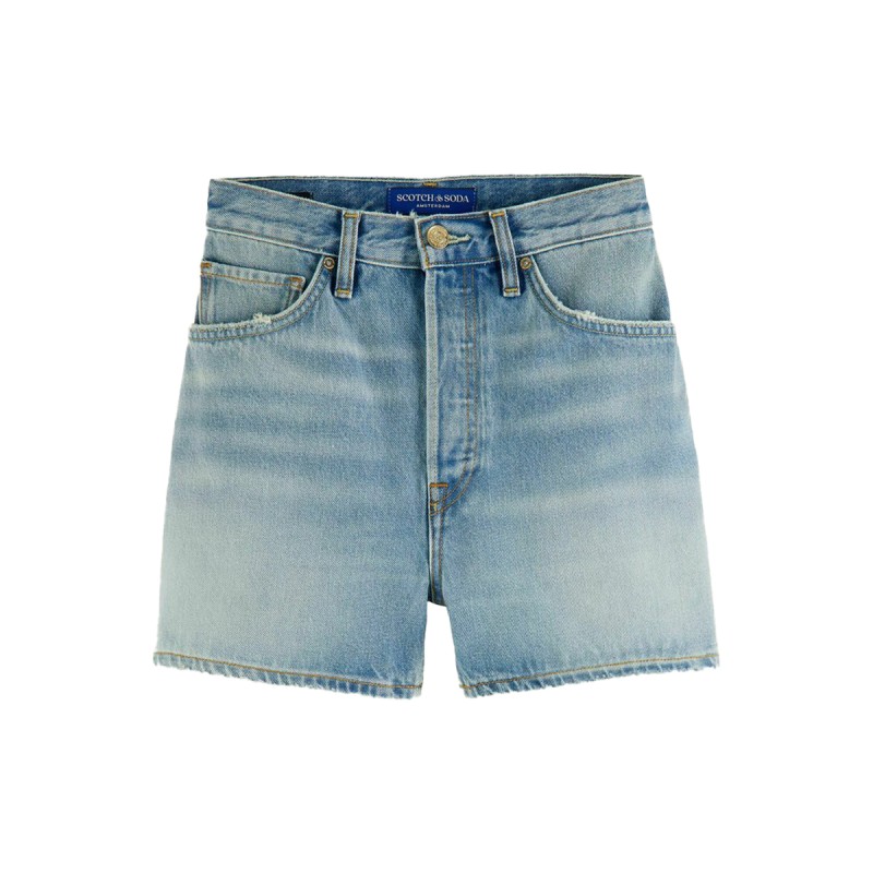 HIGH RISE DENIM SHORT