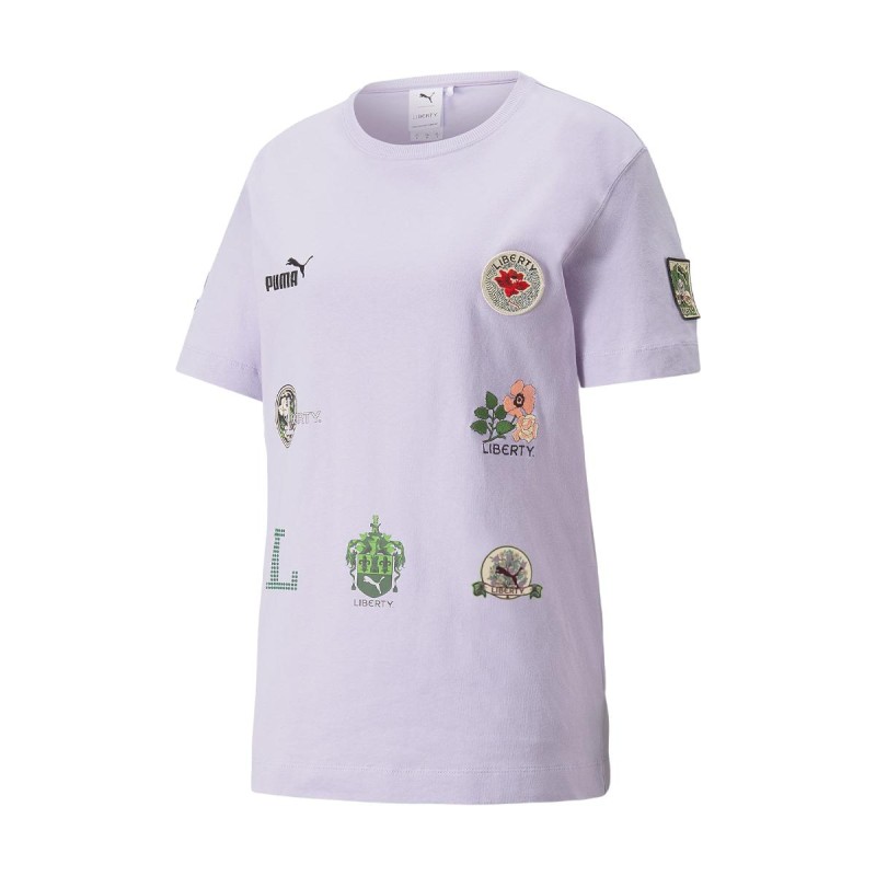 Puma X Liberty Badge Tee Lilac 534049-80