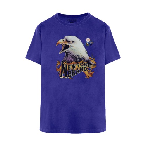 Newtone T-Shirt Fit Trucker Cycle Flo Blue TSTFLOCYCL-FLO BLUE