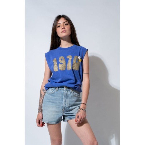 Scoth&Soda High Rise Denim Short Blue 166501-4591